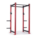 X-3 Series Bolt-Down Power Rack | Red / 4 Pack Weight Plate Holders