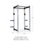 X-3 Series Bolt Down Power Rack 90" 36"