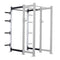 X-3 Series Bolt Down Extension Kit - Rack Color: White - Rack Height: 90" - Extension Depth: 36" | White / 90" / 36"