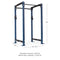 TITAN Series Power Rack 90" 42"