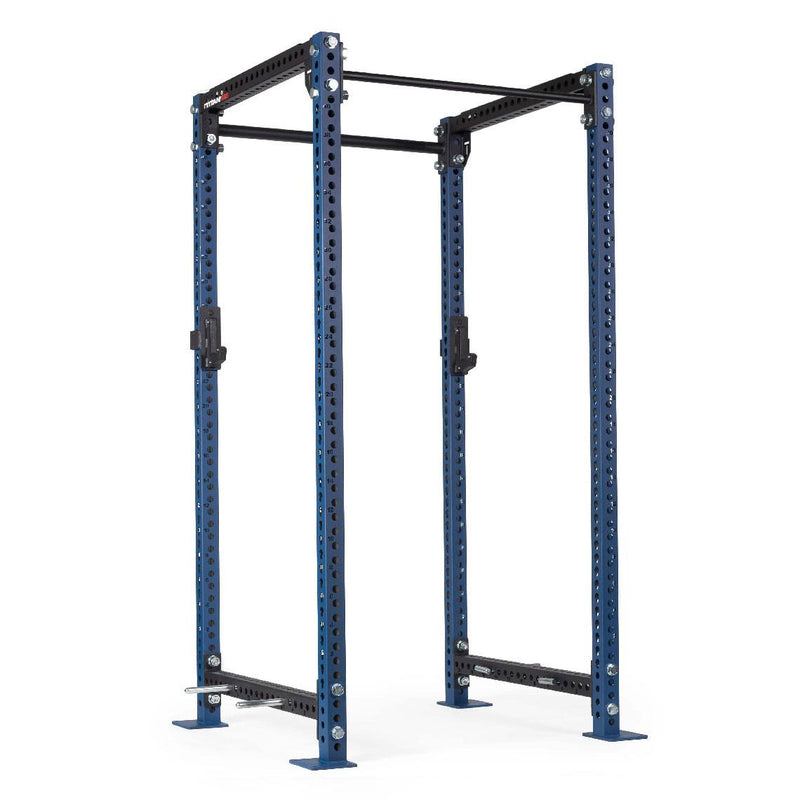 TITAN Series Power Rack | Navy / 2” Fat Pull-Up Bar / Sandwich J-Hooks