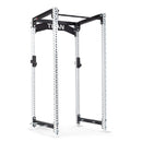 TITAN Series Power Rack | White / Crossmember Nameplate / Sandwich J-Hooks