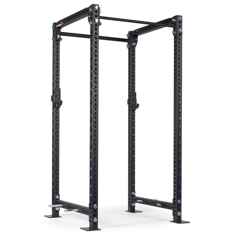 TITAN Series Power Rack | Black / Crossmember Nameplate / No J-Hooks