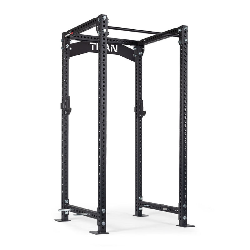 TITAN Series Power Rack | Black / Crossmember Nameplate / No J-Hooks