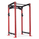 TITAN Series Power Rack | Red / Crossmember Nameplate / No J-Hooks