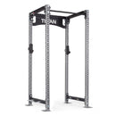 TITAN Series Power Rack | Silver / 2” Fat Pull-Up Bar / No J-Hooks