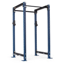 TITAN Series Power Rack | Navy / 2” Fat Pull-Up Bar / Roller J-Hooks