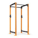 TITAN Series Power Rack | Orange / 2” Fat Pull-Up Bar / Roller J-Hooks