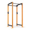 TITAN Series Power Rack | Orange / 2” Fat Pull-Up Bar / Roller J-Hooks