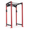 TITAN Series Power Rack | Red / Crossmember Nameplate / Roller J-Hooks