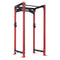 TITAN Series Power Rack | Red / 2” Fat Pull-Up Bar / Roller J-Hooks