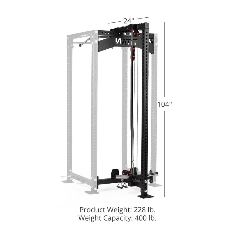 TITAN Series Lat Tower Power Rack Attachment