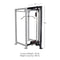 TITAN Series Lat Tower Power Rack Attachment