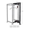 TITAN Series Lat Tower Power Rack Attachment