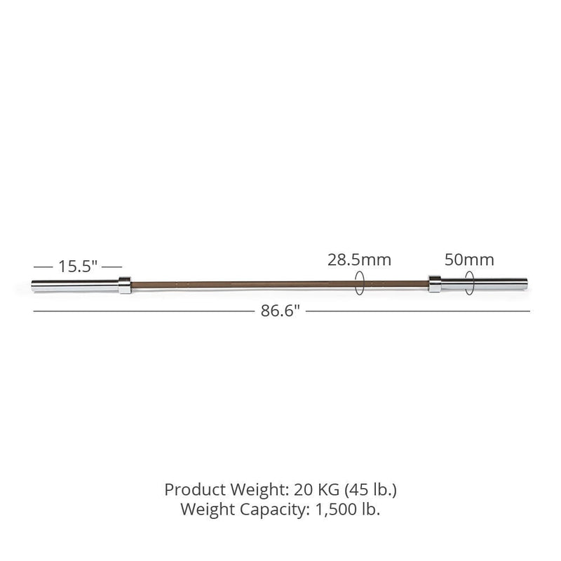 Scratch and Dent, TITAN Series Cerakote Olympic Barbell