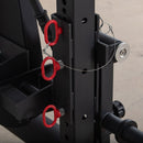 T-3 or X-3 Series Rack Mounted Leg Curl and Extension