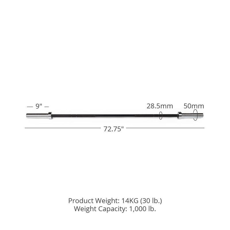 TITAN Series Shorty Olympic Barbell