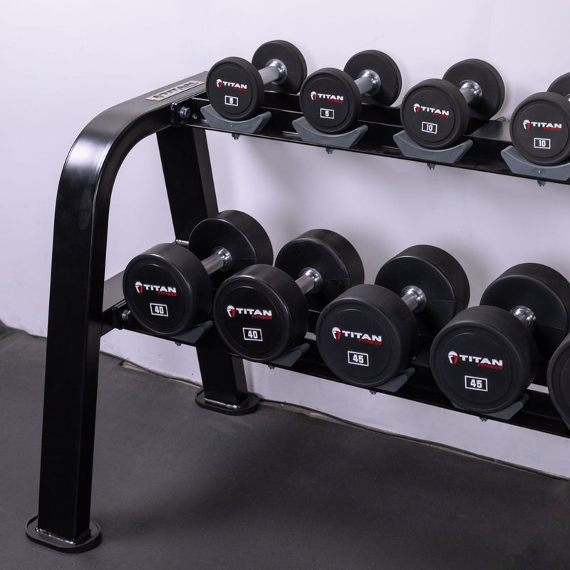 2 Tier Saddle Dumbbell Rack