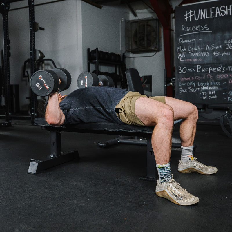 Elite Series Single Post Flat Bench