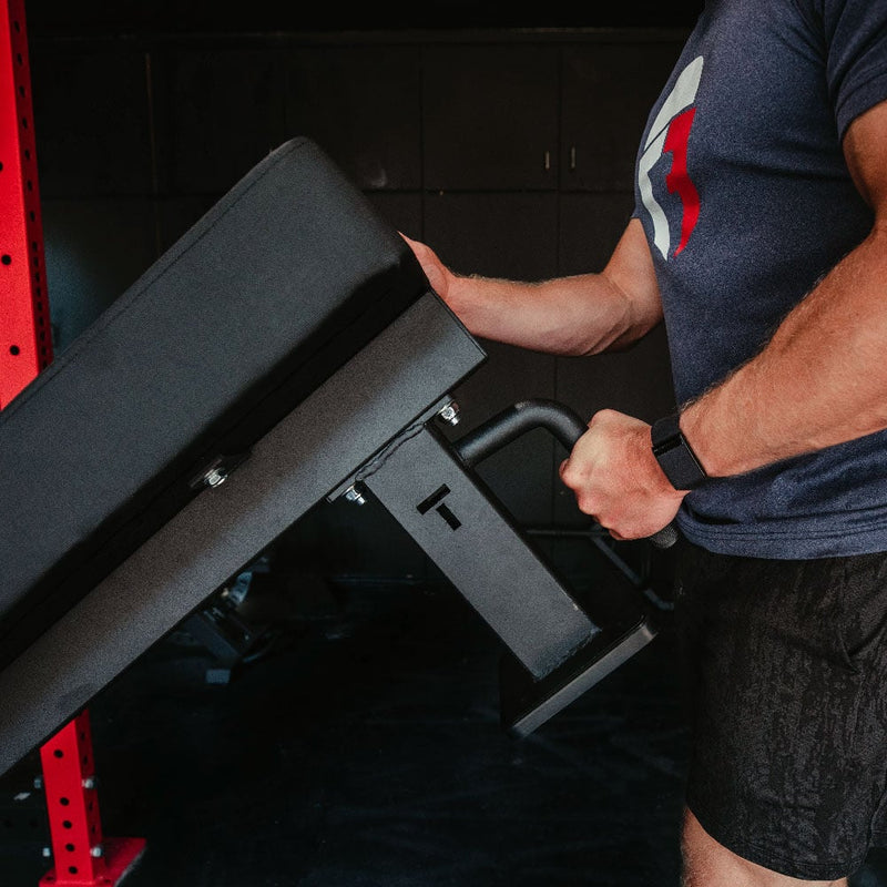 TITAN Series Single Post Flat Bench