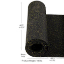 Yellow Crumb Rubber Gym Flooring Roll