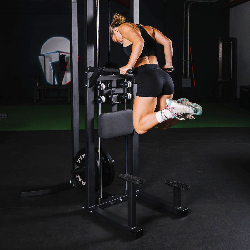 Plate-Loaded Assisted Pull-Up and Dip Machine