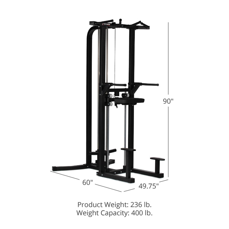 Scratch and Dent, Plate-Loaded Assisted Pull-Up and Dip Machine