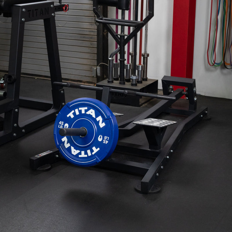 Plate-Loaded Standing T-Bar Row Machine