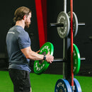 Portable Weight Plate and Barbell Storage Tree