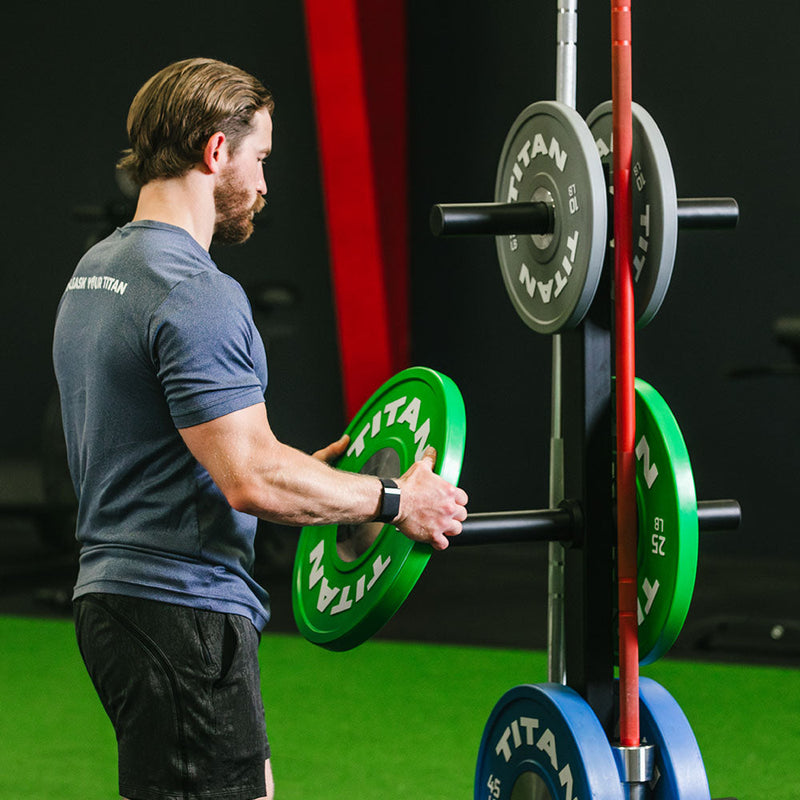 Scratch and Dent, Portable Plate and Barbell Storage Tree