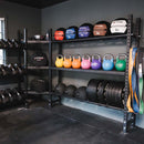 Elite Series Mass Storage System with Bumper Plate & Corner Shelves