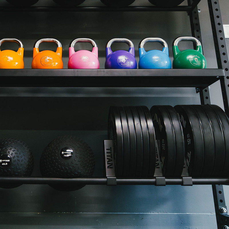 Elite Series Mass Storage System with Bumper Plate & Corner Shelves