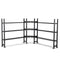 Elite Series Mass Storage System with Bumper Plate & Corner Shelves | Tier 3 73" / 70"