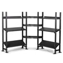 Elite Series Mass Storage System with Adjustable Shelves & Corner Shelves | Tier 3 73" / 42"