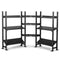 Elite Series Mass Storage System with Adjustable Shelves & Corner Shelves | Tier 3 73" / 42"