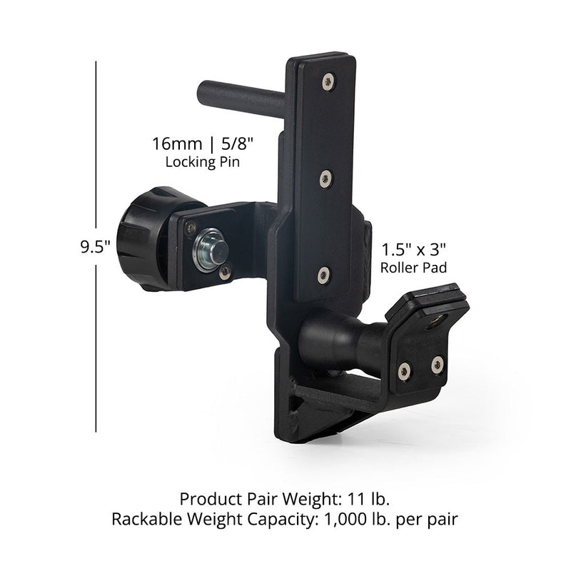 X-3 Series Quick Release Roller J-Hooks