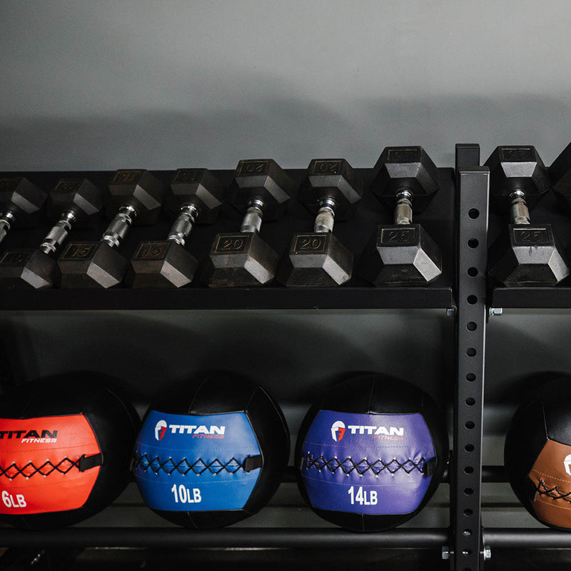 Elite Series Extension Unit Mass Storage System with Bumper & Medicine Ball Shelves