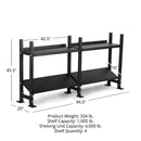 Elite Series Extension Unit Mass Storage System with Adjustable Shelves