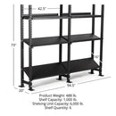 Elite Series Extension Unit Mass Storage System with Adjustable Shelves