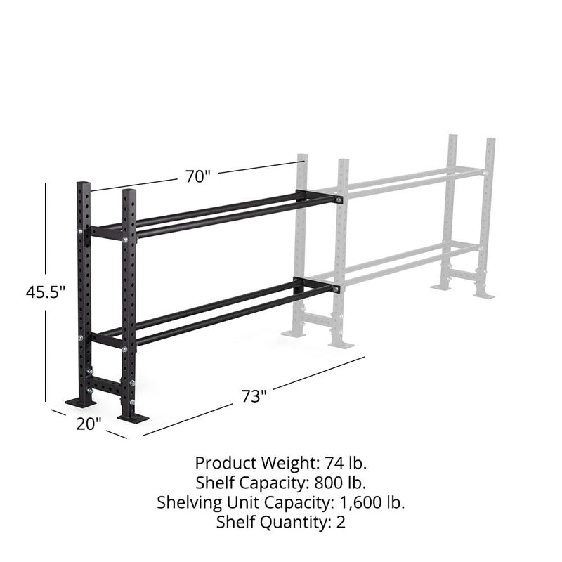 Elite Series Add-On Mass Storage System with Bumper & Medicine Ball Shelves