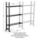 Elite Series Add-On Mass Storage System with Bumper & Medicine Ball Shelves