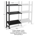 Elite Series Add-On Mass Storage System with Adjustable Shelves