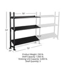 Elite Series Add-On Mass Storage System with Adjustable Shelves