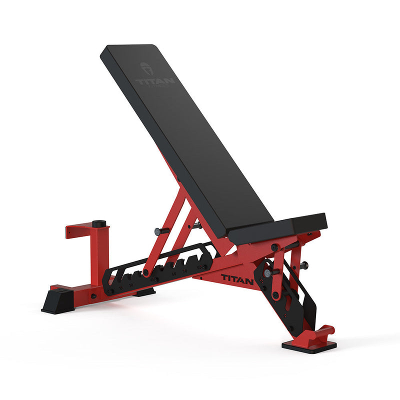 TITAN Series Adjustable Bench | Red