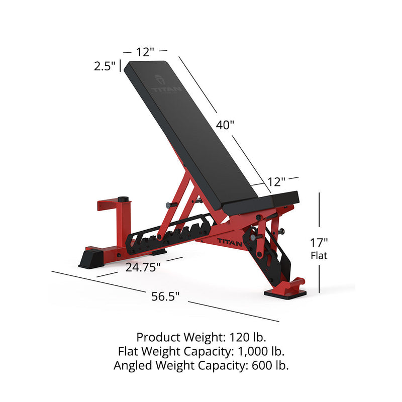 TITAN Series Adjustable Bench