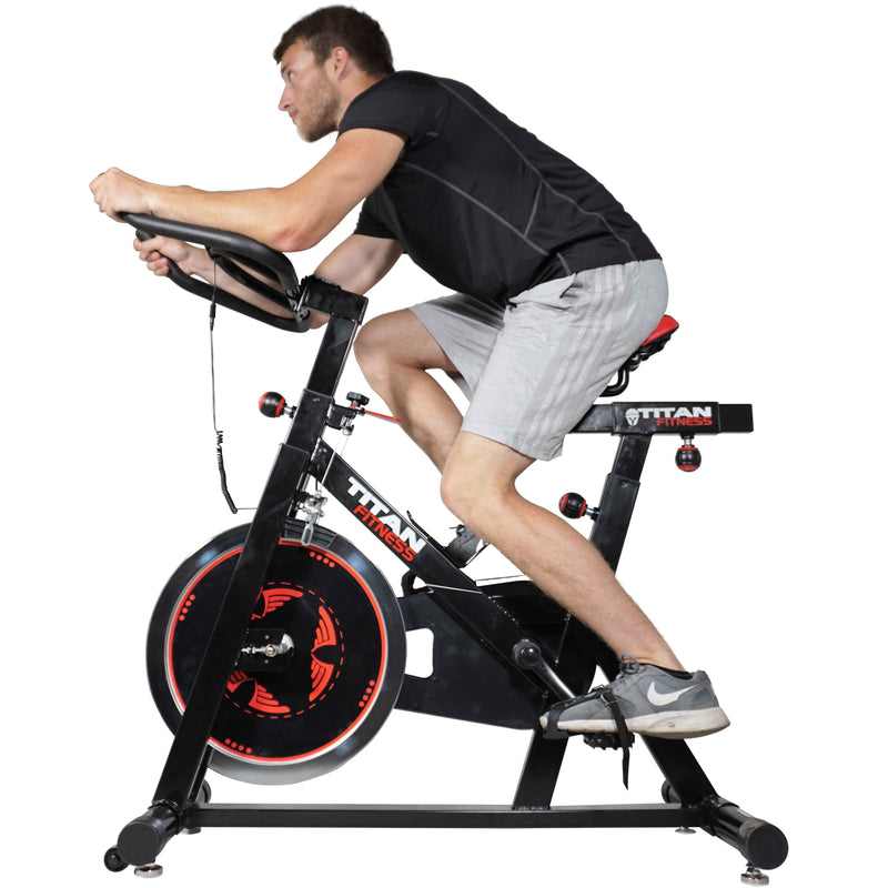 Scratch and Dent, Pro Indoor Cycling Exercise Bike w/ LCD Screen 40 lb Flywheel