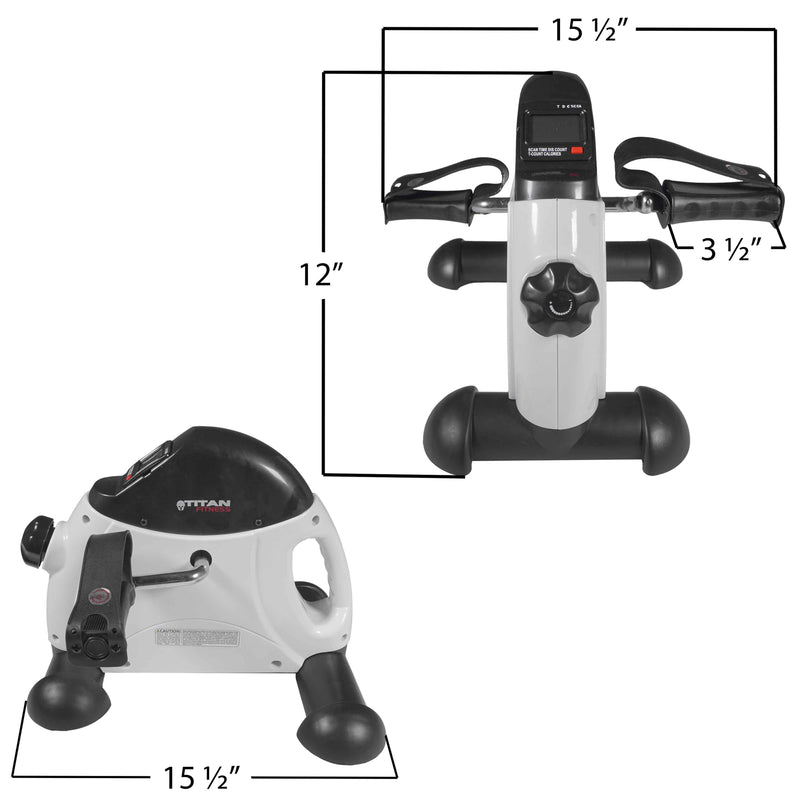 Scratch and Dent, Mini Pedal Exercise Bike w/ LCD Display