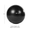 Scratch and Dent, 55cm Black Exercise Stability Ball