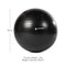 Scratch and Dent, 65cm Black Exercise Stability Ball