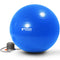 Scratch and Dent, 65cm Anti Burst Yoga Stability Exercise Ball w/ Pump Blue